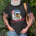 You Free Tonight Bald Eagle American Flag Happy 4Th Of July V2 Unisex T-Shirt Gifts for Old Men