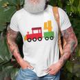 4Th Birthday Trains Theme Party 4 Years Old Boy Toddler Boys Unisex T-Shirt Gifts for Old Men