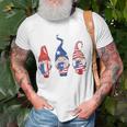 4Th Of July American Flag Gnomes Women Men Girls Boys Kids Unisex T-Shirt Gifts for Old Men