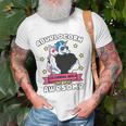 Abuelocorn 1 Kid Fathers Day Abuelo Unicorn Granddaughter Unisex T-Shirt Gifts for Old Men