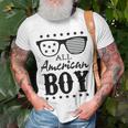 All American Boy 4Th Of July Boys Kids Sunglasses Family Unisex T-Shirt Gifts for Old Men