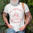 All I Need Is Love And Yoga And A Cat Lovers Gift For Yoga Lovers Red Unisex T-Shirt Gifts for Old Men