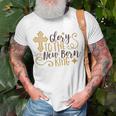 Baby Shower Text Design Glory To The New Born Unisex T-Shirt Gifts for Old Men