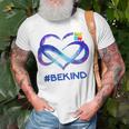 Be Kind Autism Awareness Heart Autism Awareness Month Unisex T-Shirt Gifts for Old Men