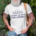 Beepa Beepa The Man The Myth The Legend T-Shirt Gifts for Old Men