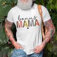 Bonus Mama Funny Mom Unisex T-Shirt Gifts for Old Men