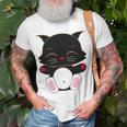 Cat Cut Cat Cat Lovers Black Cat Funny Cat Birthday Cat Gift Cat Danger Kitty V2 Unisex T-Shirt Gifts for Old Men