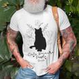 Cats Because People Suck Gift For Cat Lover Cat Quotes Tee People Suck Unisex T-Shirt Gifts for Old Men