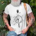 Compass Travel Lover Unisex T-Shirt Gifts for Old Men