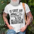 Cool Arm And Leg Able To Negotiate Funny Amputation Gift Unisex T-Shirt Gifts for Old Men