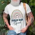 Cute Rainbow Field Squad Last Day Of School Field Leopard Unisex T-Shirt Gifts for Old Men