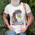 Eagle Mullet 4Th Of July American Flag Merica Usa Essential Unisex T-Shirt Gifts for Old Men