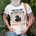 Easily Distracted By Rubber Ducks Duck Unisex T-Shirt Gifts for Old Men