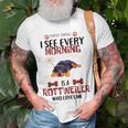 First Thing See Every Morning Is A Rottweiler Who Loves Me Unisex T-Shirt Gifts for Old Men