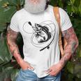 Fishing Bass Sticker Unisex T-Shirt Gifts for Old Men