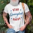 Fourth Of July Star Spangled Sassy Cute 741 Shirt Unisex T-Shirt Gifts for Old Men