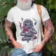 Funny Astronaut Monkey Ramen V2 Unisex T-Shirt Gifts for Old Men