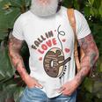 Funny Donut Fall In Love Unisex T-Shirt Gifts for Old Men