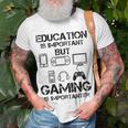 Funny Kids Gaming Unisex T-Shirt Gifts for Old Men