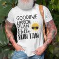 Good Bye School Hello Summer Unisex T-Shirt Gifts for Old Men