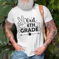 Graduation Peace Out 6Th Grade Funny End Of School Year Unisex T-Shirt Gifts for Old Men