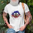 Haiti Haitian Flag Day Proud Country Love Ayiti Unisex T-Shirt Gifts for Old Men