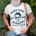 Hearsay Tavern Est 2022 Mega Pint Isnt Always Happy Hour Unisex T-Shirt Gifts for Old Men