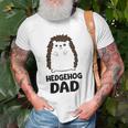 Hedgehog Dad Fathers Day Cute Hedgehog Unisex T-Shirt Gifts for Old Men