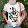 I Really Like Judo Penguin Ok Unisex T-Shirt Gifts for Old Men