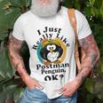 I Really Like Postman Penguin Ok Unisex T-Shirt Gifts for Old Men