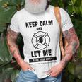 Keep Calm And Let Me Save Your Kitty Unisex T-Shirt Gifts for Old Men