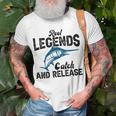 Loving Fish Reel Legends Catch And Release Unisex T-Shirt Gifts for Old Men