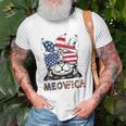 Meowica 4Th Of July Cat American Flag Patriotic Cat Lovers Unisex T-Shirt Gifts for Old Men