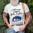 Merry Name Merry I Am Who I Am T-Shirt Gifts for Old Men