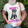 Miniature Schnauzer At Home Moms Favourite Multi Tasking Dog Unisex T-Shirt Gifts for Old Men