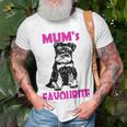 Miniature Schnauzer At Home Mums Favourite Multi Tasking Dog Unisex T-Shirt Gifts for Old Men