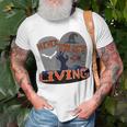 Never Trust The Living Unisex T-Shirt Gifts for Old Men