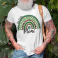 One Lucky Mimi Irish Rainbow Leopard St Patricks Day Unisex T-Shirt Gifts for Old Men