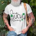 One Lucky Mommy Unisex T-Shirt Gifts for Old Men