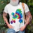 Poodle Tie Dye Vintage Hippie Dog Mom Dad Poodle Unisex T-Shirt Gifts for Old Men