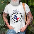 Prayers For Texas Robb Elementary Uvalde Texan Flag Map Unisex T-Shirt Gifts for Old Men