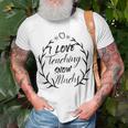 Premium I Love Teaching Snow Much Unisex T-Shirt Gifts for Old Men