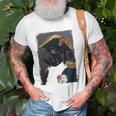 Pug Dog Dad Mom Graphic Tee Men Women Funny Cute Black Pug Unisex T-Shirt Gifts for Old Men