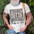 Straight Outta High School Class Of 2022 Graduation Boy Girl Unisex T-Shirt Gifts for Old Men
