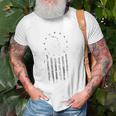 Tactical Black Gadsden Flag Snake Betsy Ross Stars Unisex T-Shirt Gifts for Old Men