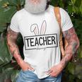 Teacher Bunny Easter Unisex T-Shirt Gifts for Old Men