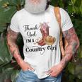Thank God Im A Country Girl Unisex T-Shirt Gifts for Old Men