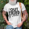 Third Grade Out School Tee - 3Rd Grade Peace Students Kids Unisex T-Shirt Gifts for Old Men