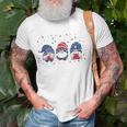 Three Gnomes Celebrating Independence Usa Day 4Th Of July Unisex T-Shirt Gifts for Old Men