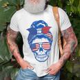 Ultra Maga Red White Blue Skull Unisex T-Shirt Gifts for Old Men